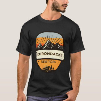 Retro Vintage Adirondacks New York Souvenir T Shirt