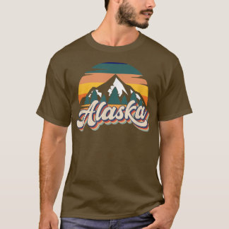 Retro Vintage Alaska  T Shirt