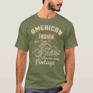 Retro Vintage American Motorcle Indian for Old T Shirt