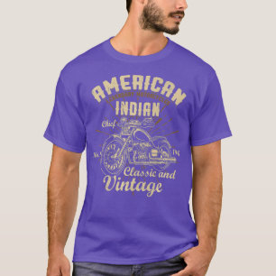 Retro Vintage American Motorcle Indian for Old T Shirt