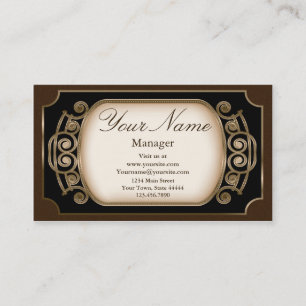 Retro Vintage Antique Visitkort