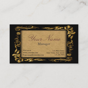 Retro Vintage Antique Visitkort