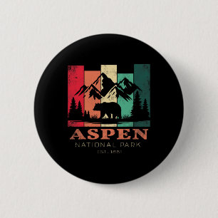Retro Vintage Aspen Colorado Souvenir Barn Vandrin Knapp