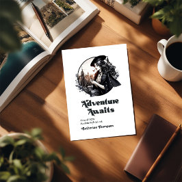 Retro Vintage Äventyr väntar på foto från Studente Meddelande