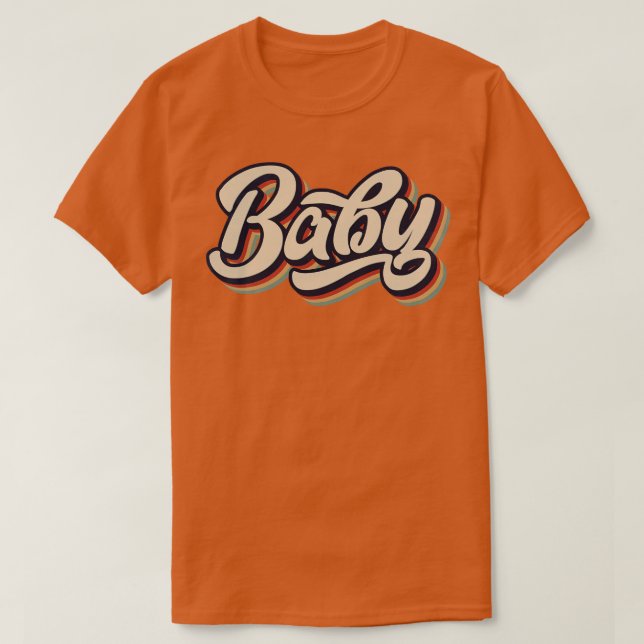 Retro Vintage Baby T Shirt (Design framsida)