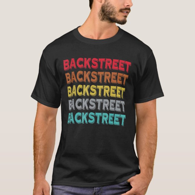 Retro Vintage Bakgata 2 T Shirt (Framsida)