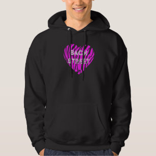 Retro Vintage Bakgata För Kvinnor Hoodie