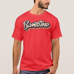 Retro Vintage Bambino T Shirt
