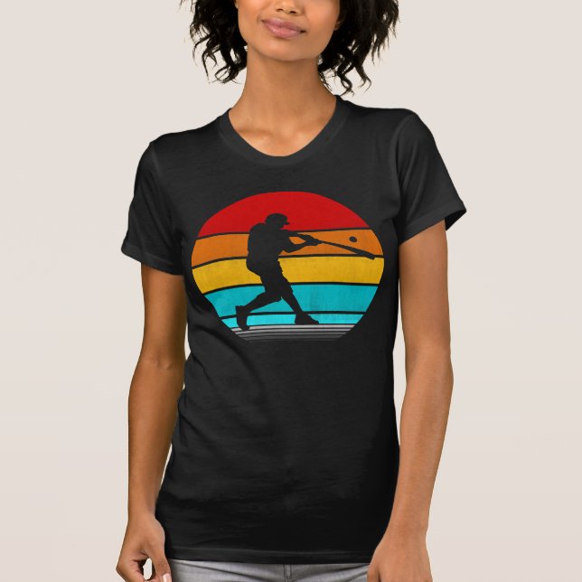Retro vintage baseball t shirt (Framsida)