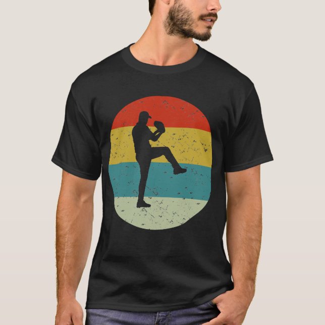 Retro vintage baseball t shirt (Framsida)