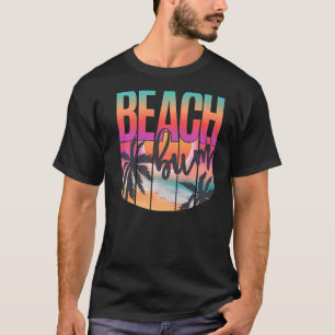 Retro Vintage Beach Bum Beach, sommaruppehåll T Shirt