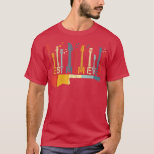 Retro Vintage Best Mamma Aldrig Guitar Älskare Gui T Shirt