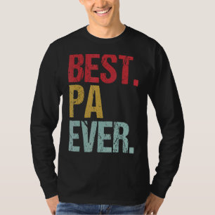 Retro Vintage Best Pa All New Pappa Life Far D T Shirt