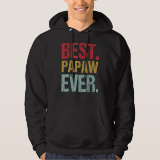 Retro Vintage Best Papaw Aldrig New Pappa Life Far Hoodie