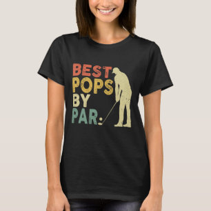 Retro Vintage Best Pops by Par Golf Fars dag F T Shirt
