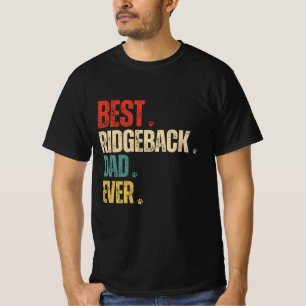 Retro vintage Best Ridgeback Pappa Alltid grunge r T Shirt