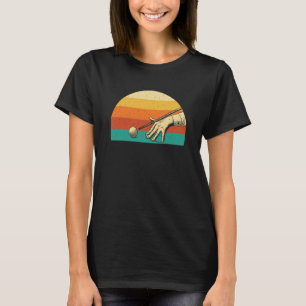 Retro Vintage Billiards Game 8 Boll Bassäng Player T Shirt