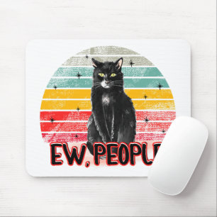Retro Vintage Black Cat Ew People Musmatta