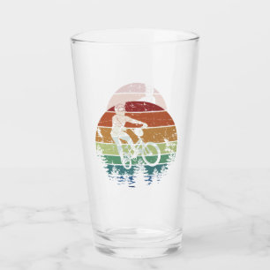 Retro Vintage BMX Dirt Bike Racer Cyclist Gift Glaskopp