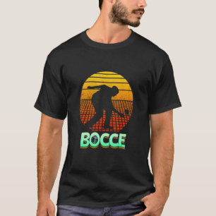 Retro Vintage Bocce Italy Bowling Game Bocce T Shirt