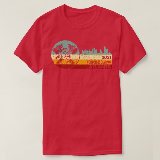 Retro Vintage Braves T Shirt (Design framsida)
