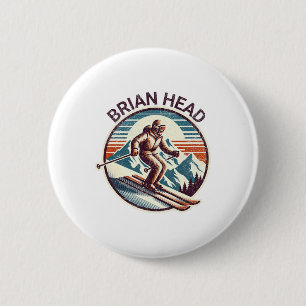 Retro Vintage Brian Head Utah Ski Resort Winter Sk Knapp