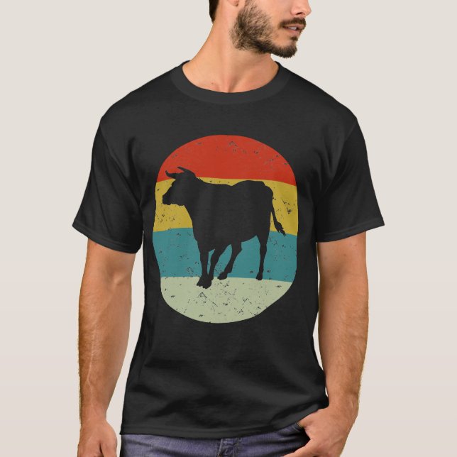retro vintage Buffalo T Shirt (Framsida)