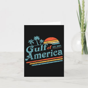 Retro Vintage Bukt of US America 2025 American Fla Kort