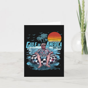 Retro Vintage Bukt of US America 2025 American Fla Kort