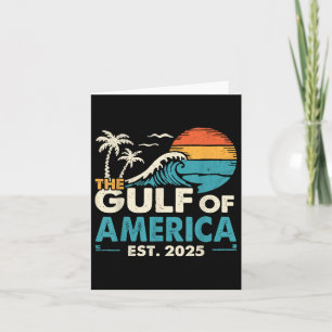 Retro Vintage Bukt of US America 2025 American Fla Kort