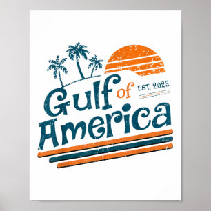 Retro Vintage Bukt of US America 2025 American Fla Poster