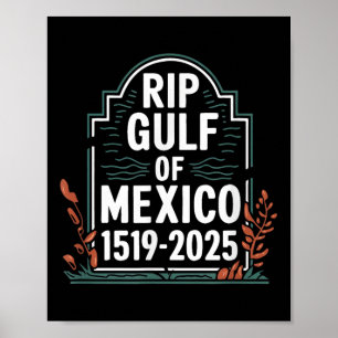 Retro Vintage Bukt USA Rip Bukt of Mexico Poster