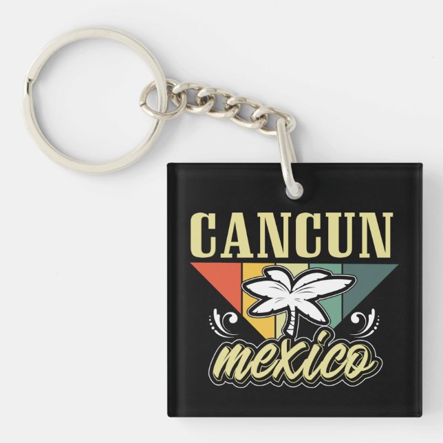 Retro Vintage Cancun Mexiko (Framsidan)