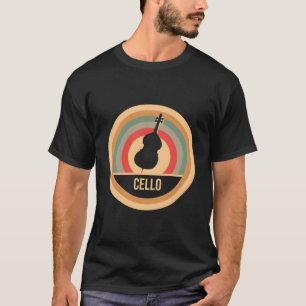 Retro Vintage Cello Gift för cellister T Shirt