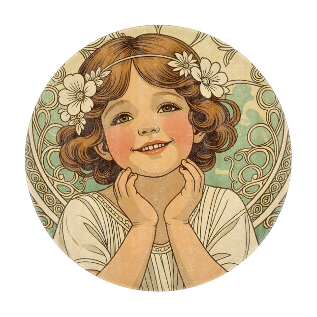 retro vintage child with flowers (Framsidan)