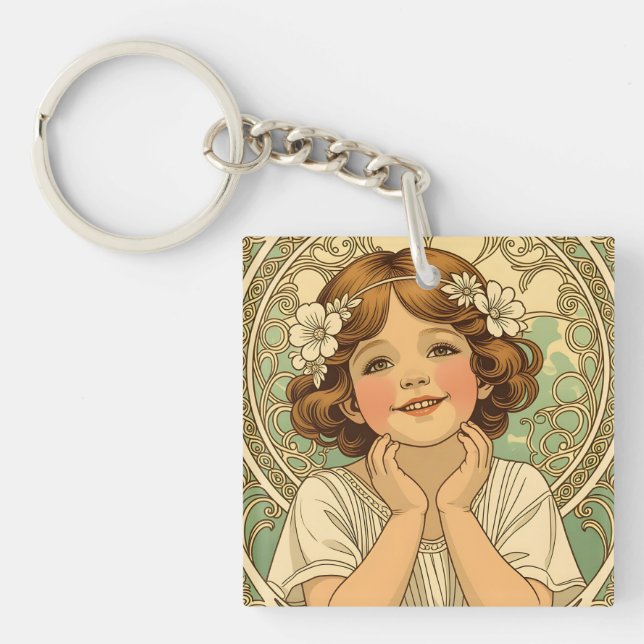 retro vintage child with flowers (Framsidan)