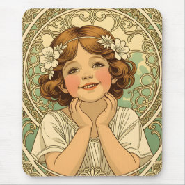 retro vintage child with flowers musmatta