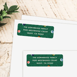 Retro Vintage Christmas Tree Return Address Label Returadress Etikett