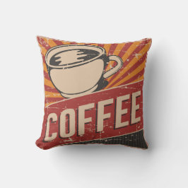 Retro Vintage Classic Coffee-morgon Kudde