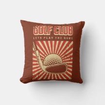Retro Vintage Classic Grunge Golf Putt