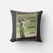Retro Vintage Classic Grunge Golf Swing