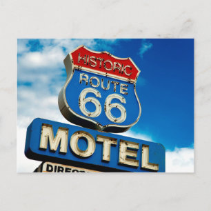 Retro Vintage Classic Landmark Americana Vykort