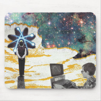 Retro Vintage Collage Mousepad Musmatta