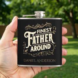 Retro Vintage Cool Elegant Typografi Fars Dag Fickplunta