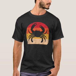 Retro Vintage Crab Funny Crab Älskare Sea Gift T Shirt