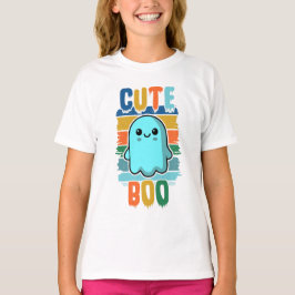 Retro Vintage Cute Halloween Ghost T Shirt