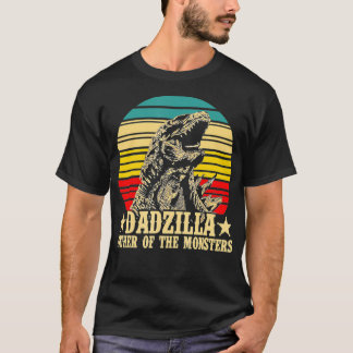 Retro Vintage Dadzilla Far i monster T Shirt