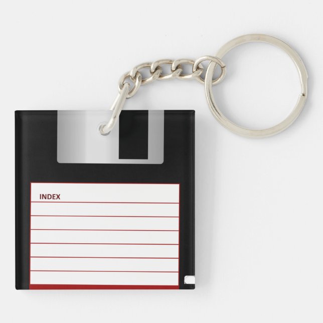 Retro Vintage-diskett (Baksidan)
