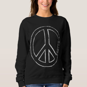 Retro Vintage Distress Fredstecken Hand plockade 1 T Shirt