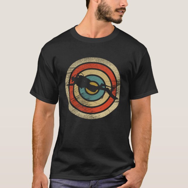 Retro vintage dykhobby t shirt (Framsida)